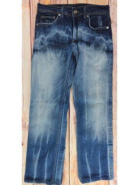 Armani Exchange Mens Blue Denim Jeans 29x28 Slim Fit USA